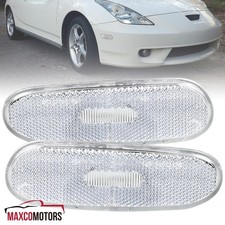 Clear Side Marker Lights Fits 2000-2005 Toyota Celica Signal Lamps Leftright