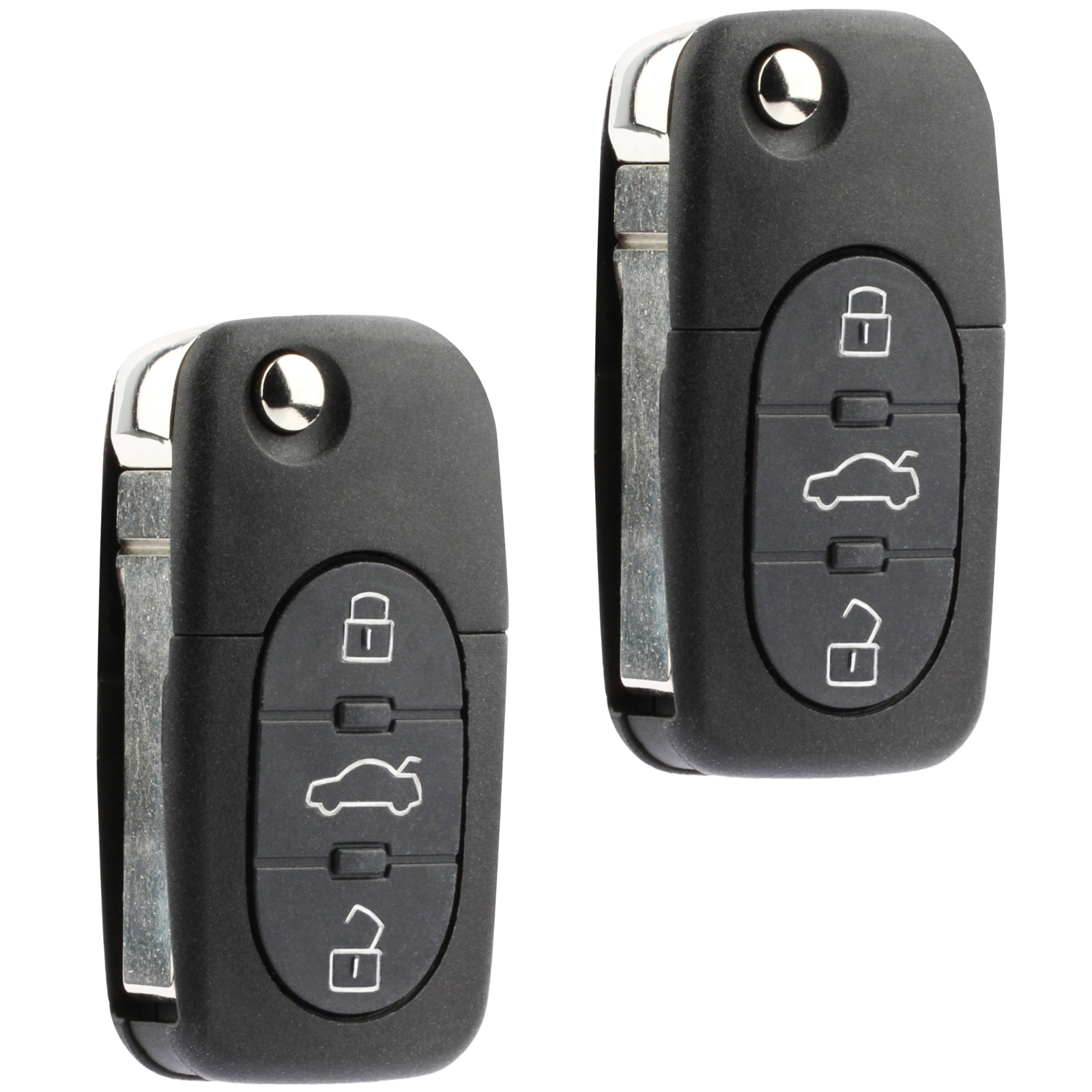 2 For HLO1J0959753F Volkswagen Cabrio Keyless Entry Remote Car Flip Key Fob