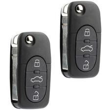 2 For HLO1J0959753F Volkswagen Cabrio Keyless Entry Remote Car Flip Key Fob