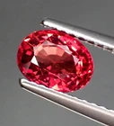 Natural Vivit Pinkish Red Ruby From Tanzania 1.25ct. Eye Clean  Loose Gemstone