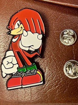Sonic the Hedgehog Knuckles 2  Enamel Pin, Official Sonic & Knuckles Series 