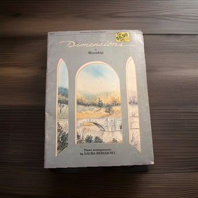Praise & Worship Piano Songbook Dimensions In Worship Laura Bergquist Good Cond