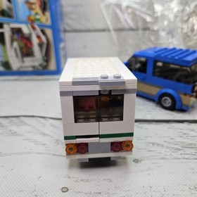 LEGO City Van And Caravan 60117 Set 2016 Car Trailer Minifigs Incomplete Read