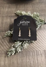 Jasmine Lane CZ Dangle Earrings