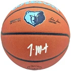 Ja Morant Signed Composite Leather Memphis Grizzlies Logo Basketball Beckett