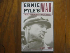 JAMES  TOBIN  Signed  Book ("ERNIE  PYLE'S  WAR"- 1998  Softback  Edition)