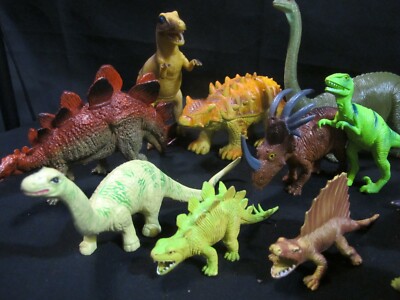 GUOOL Animaux Extensibles, Figurines de Dinosaures Miniatures, Jouet Extensible Portable, Jouets de Dinosaures Volants pour Halloween, Jeu de Fête