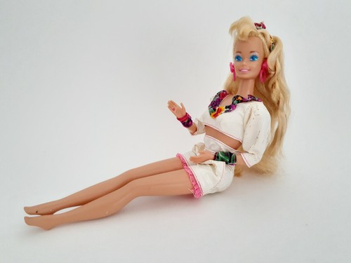 Rollerblade Barbie Doll 1991 Vintage Mattel Barbie Core Fun - Picture 4 of 6