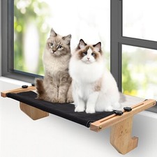 CAT WINDOW PERCH LARGE HAMMOCK BED Seat Shelves Resting Post Furniture Windowsil