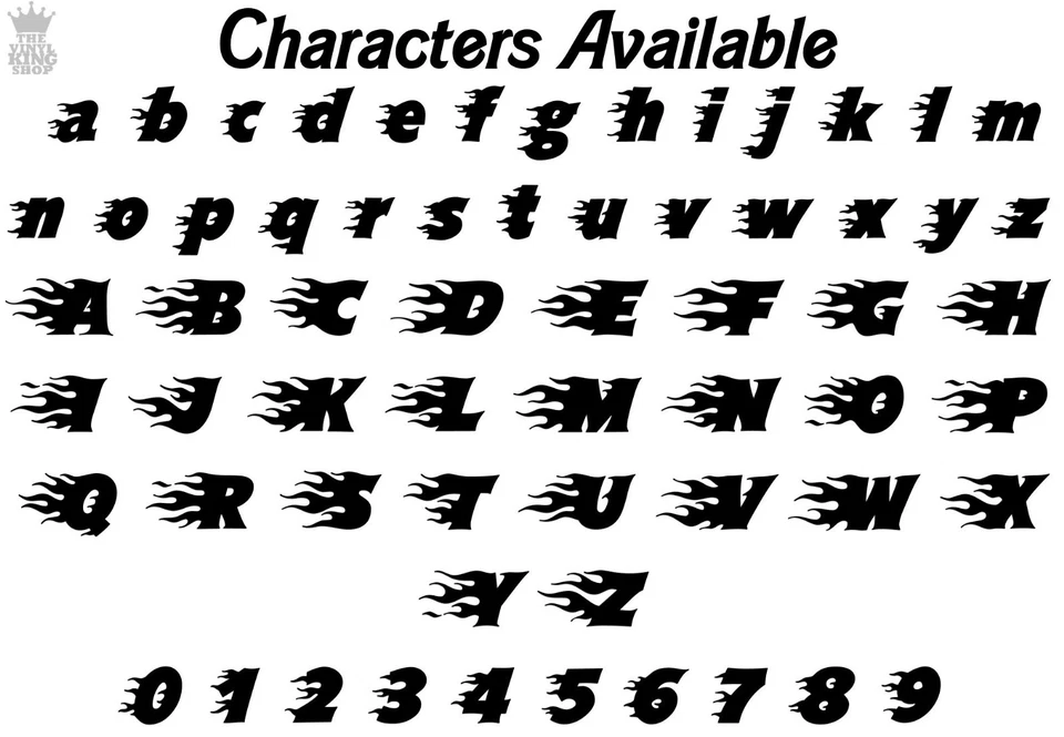 IPad Mini персонализированные пользовательские название наклейка виниловые пламени детский планшет огонь - Изображение 2 из 4