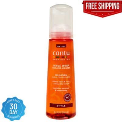 Cantu Wave Whip Curling Mousse With Shea Butter 8.4 Fl Oz