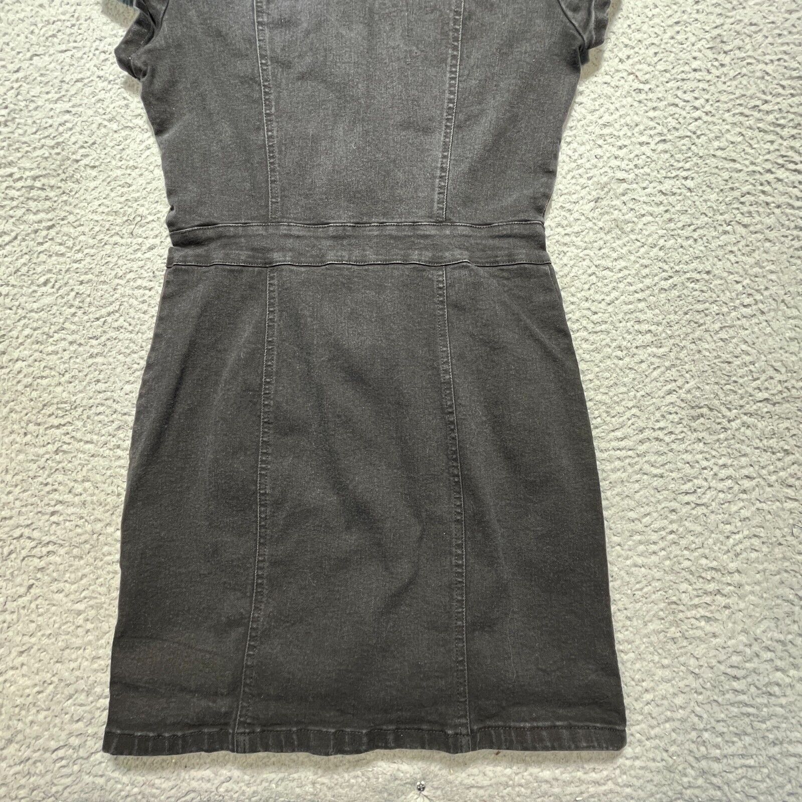 Guess Denim Mini Dress Womens Medium Black Kaori … - image 18