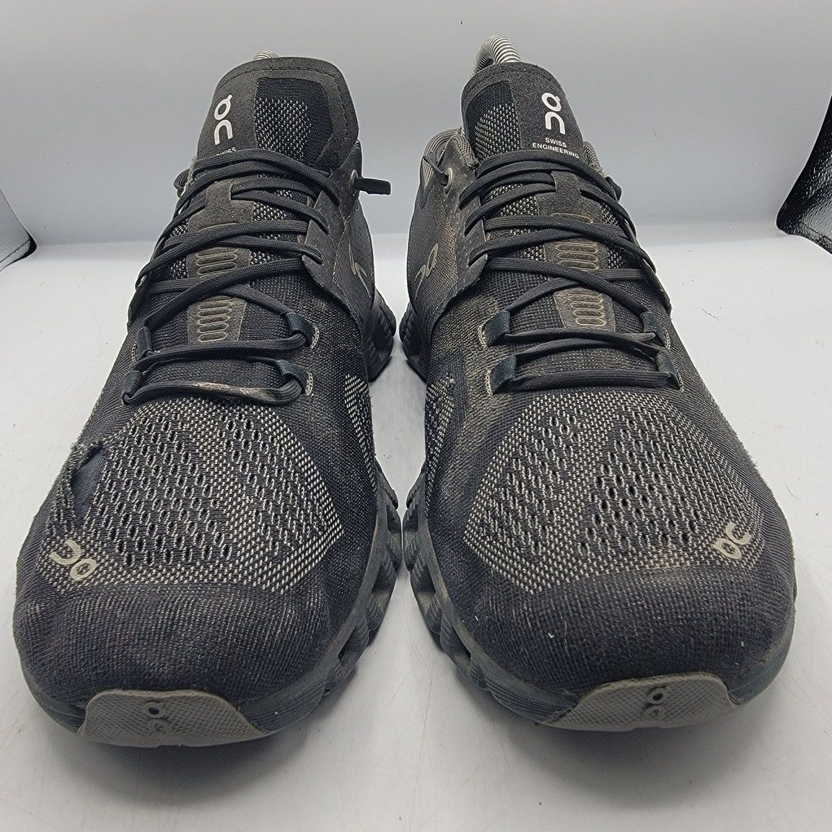 On Cloud X Mens 7.5 Triple Black Asphalt Athletic Sneaker Shoes Running Men main image 3