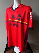 Remini MONARCAS Coca-Cola Totalplay Corona MEXICO Soccer Jersey (XL) Red