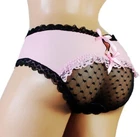 SISSY POUCH PANTIES underwear men's sexy lace pink bikini thong  Sz   S-5XL  Z