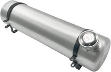 Fuel Tank Cell with Baffle 6''x24'' 2 5/8 Gallons 1/4 NPT Aluminum Spun Gas Tank