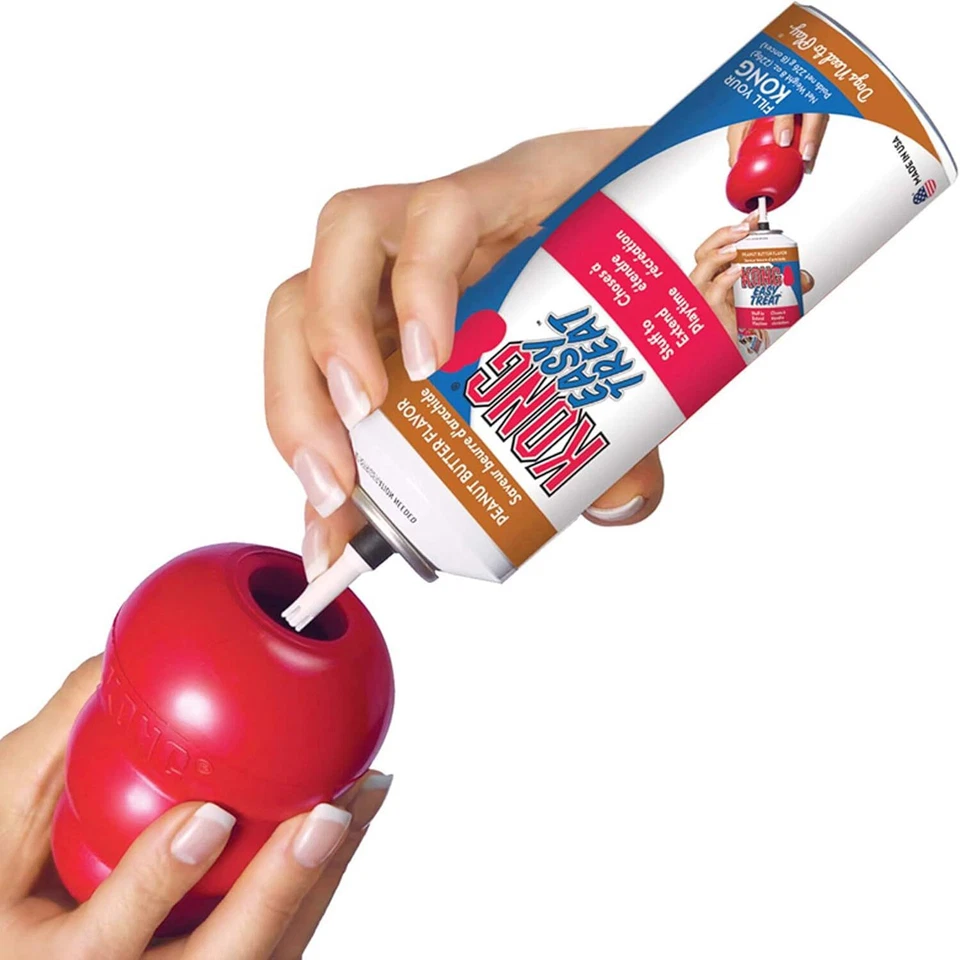 KONG - Tratamiento fácil - Pasta para golosinas para perros - 8 onzas - Mantequilla de maní 12 piezas Foto 2 de 4