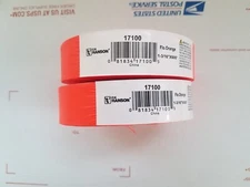 2 pack CH Hanson 600ft Fluorescent Orange PVC Flagging Tape 1-3/16" Wide #17100
