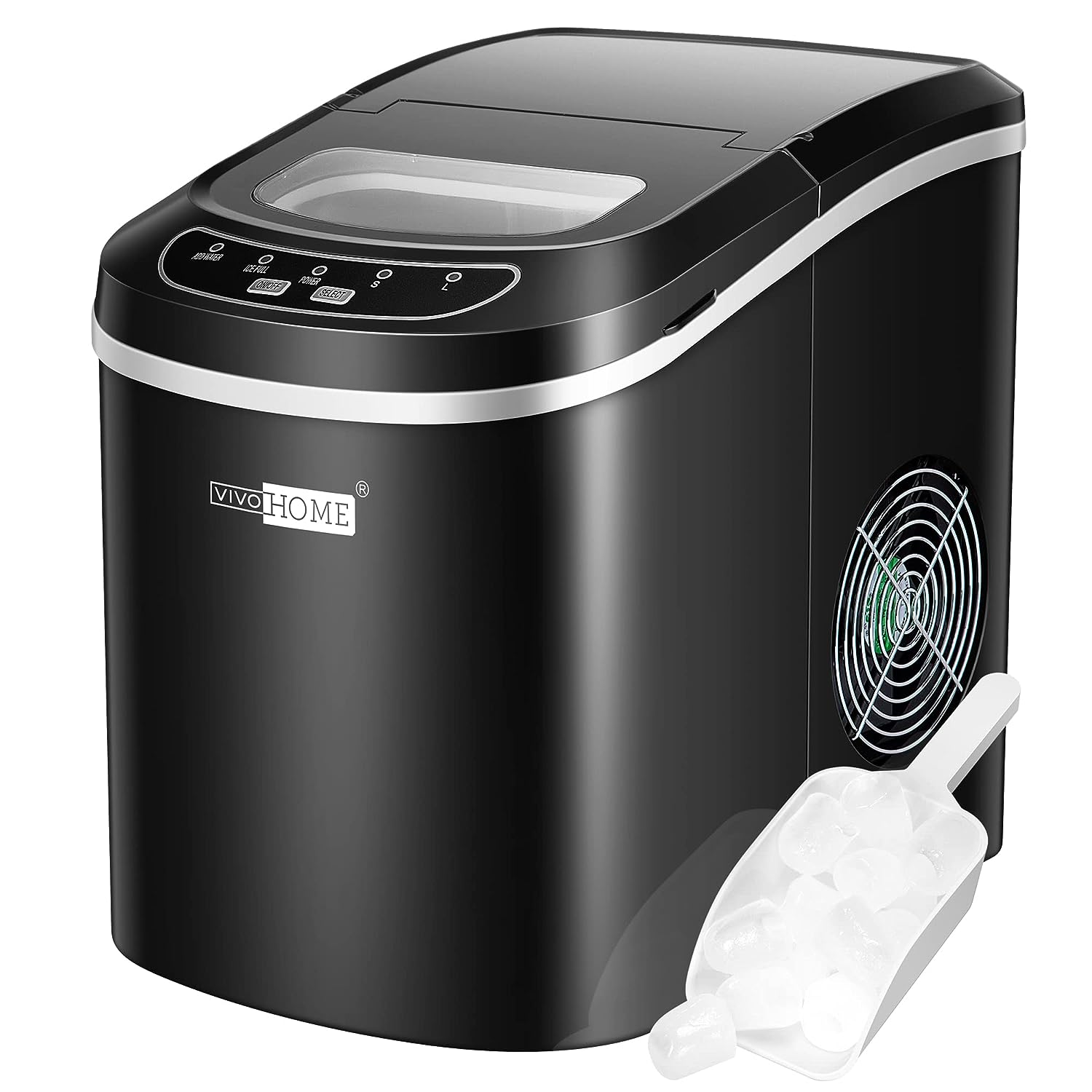 Electric Portable Compact Countertop Automatic Ice Cube Maker Machine