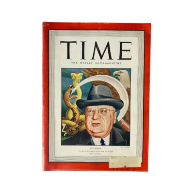 VTG Time Magazine May 11, 1942 Russia's Maxim Litvinov