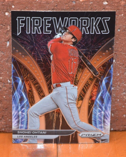 BASEBALL CARD PANINI 2022 CHASE PRIZM FIREWORKS LOS ANGELES SHOHEI OHTANI