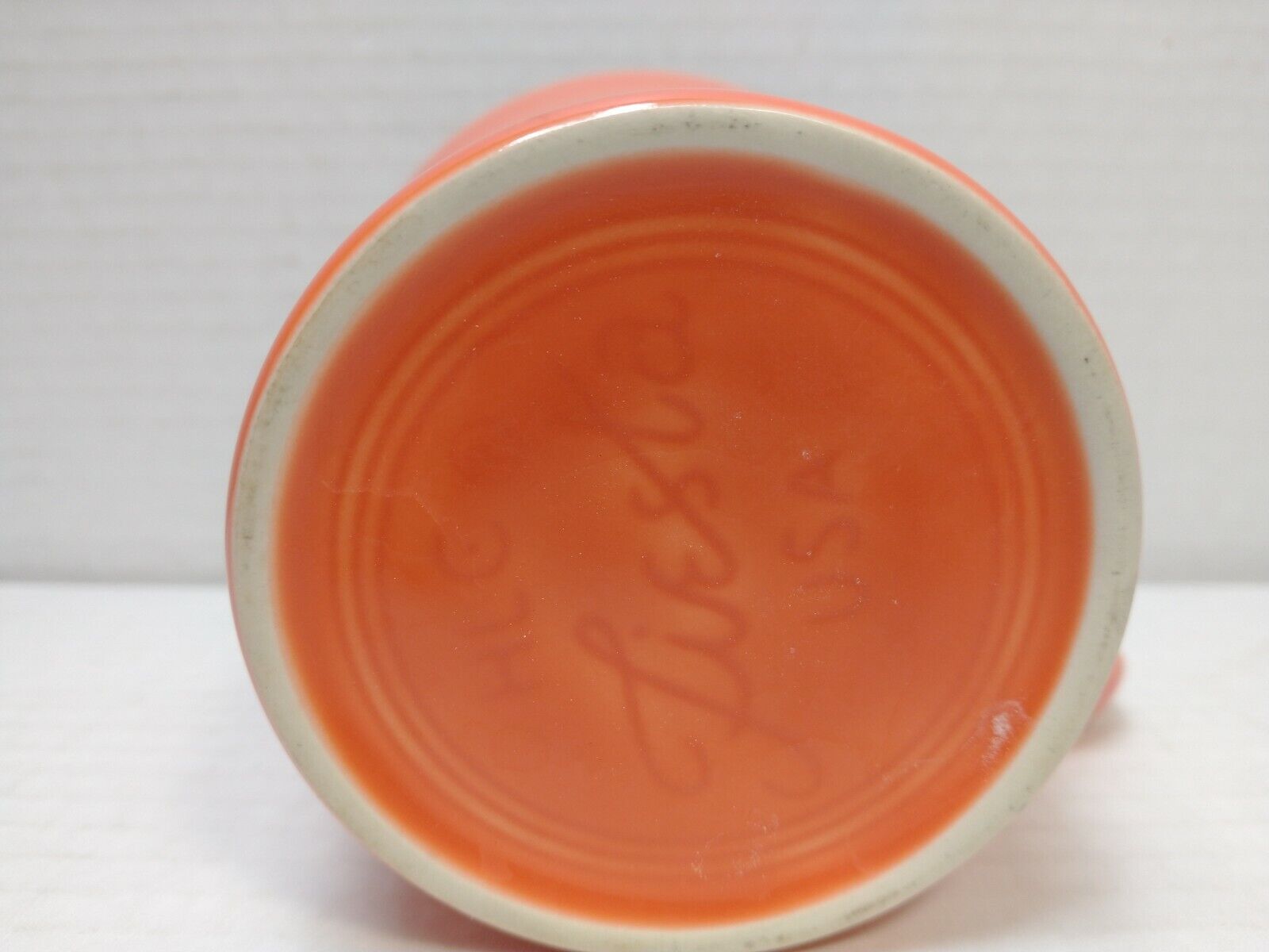 Orange Fiestaware  by Homer Laughlin china co.