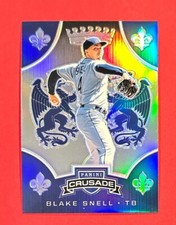 Blake Snell ~ 2019 Panini Crusade ~ Silver Prizm #24