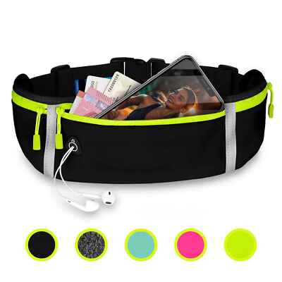 Handy Lauf Gürtel für OnePlus 7 Sport Hülle Joggen Fitness Sportgurt Bauchtasche