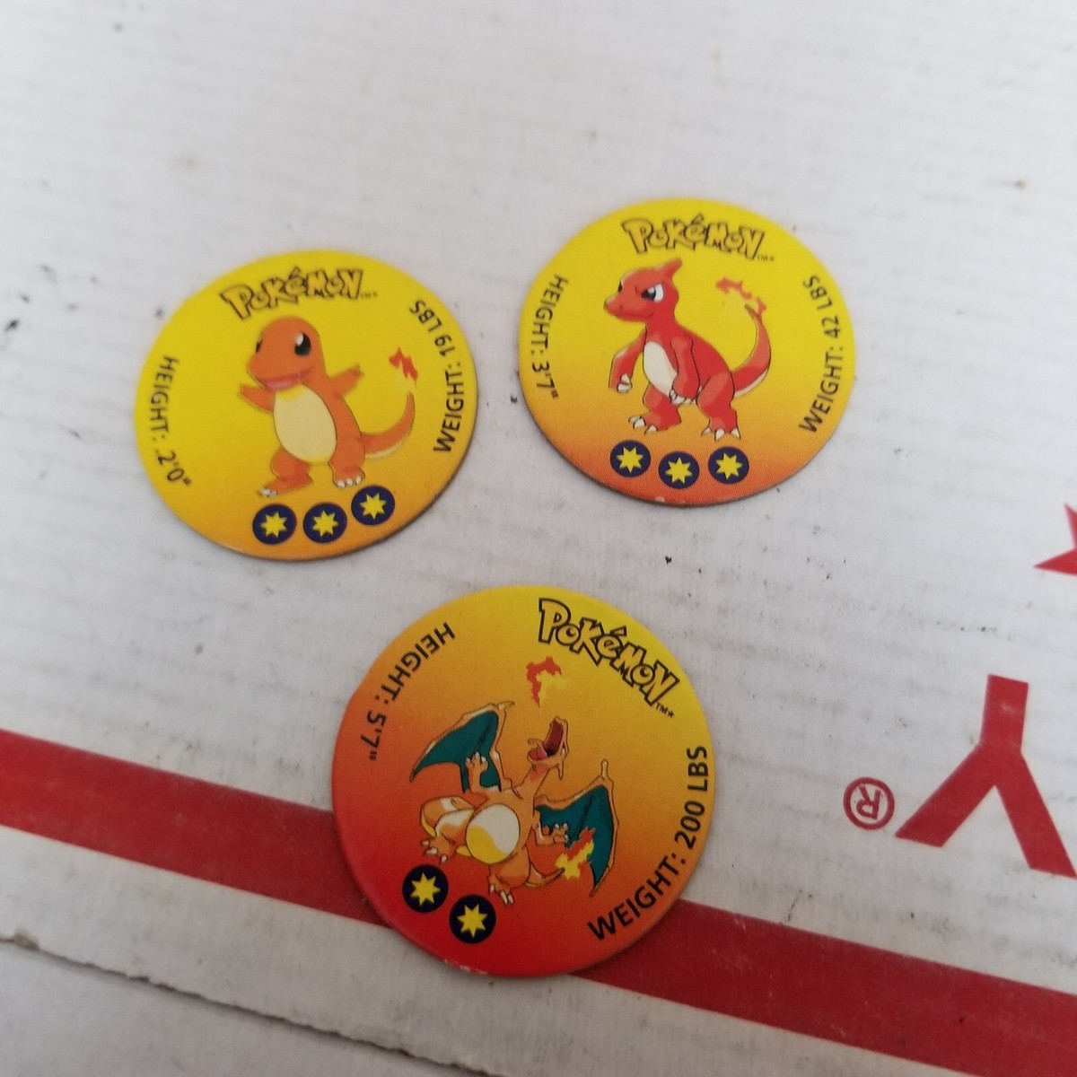 Figurines Pokémon Tomy Moncolle - Charmander, Charmeleon, Charizard - Occasion