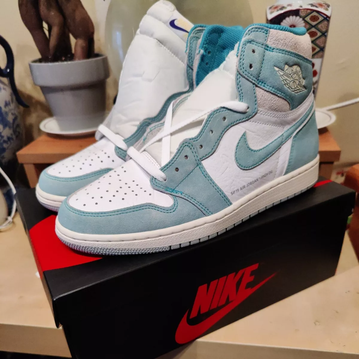 Jordan 1 Retro High OG Turbo Green 2019 Size 9.5 (555088-311)