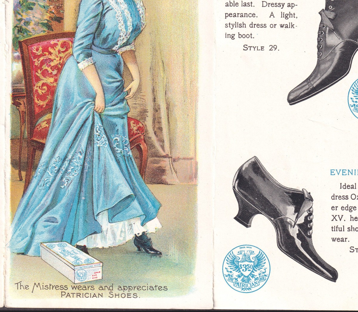 USA広告入シューホーン／1910s antique／アメリカ／Princess Historical Footwear & Reproduction Shoe Accessories