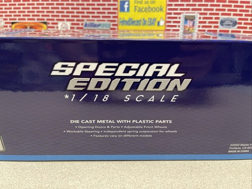 1/18 Maisto 1970 Ford Mustang Mach 1 Grabber blau Sonderedition Neu - Bild 6 von 8