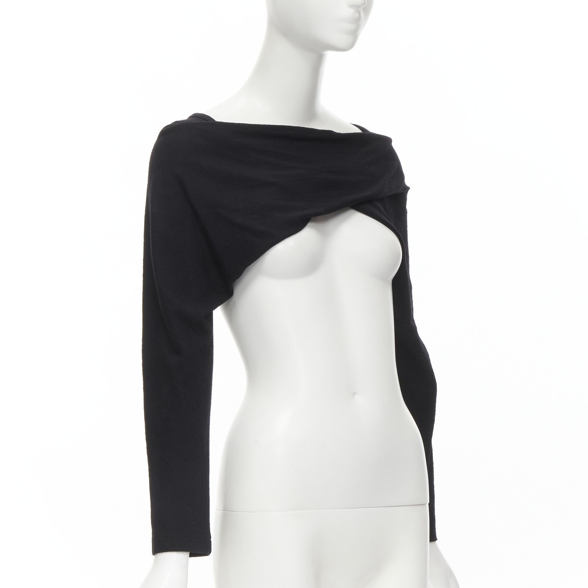 TRICOT COMME DES GARCONS Vintage black twisted cropped long TRICOT COMME DES GARCONS Vintage black twisted cropped long