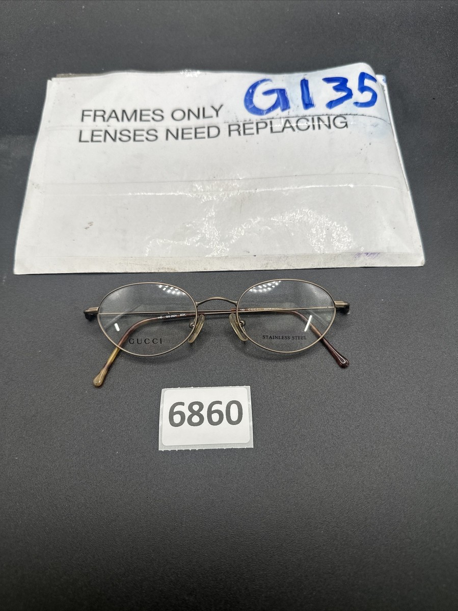GUCCI GG2624 8GK Eyeglasses Frame Italy Petite 48-19-135