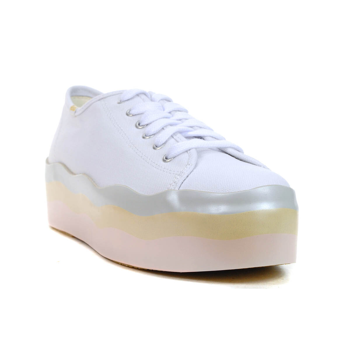 ★Keds★ Triple Canvas_5XM01542D_611 Keds X Kate Spade New York Triple Kick Multi Striped Canvas