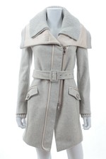 Pinko 'fontina' Wool-blend Parka Coat / Grey