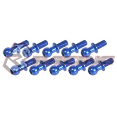 3RACING 3RAC-BS4806 Aluminum 4.8mm Ball Stud L=6 10pcs 1/10 RC TAMIYA Car - Picture 11 of 17