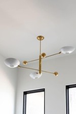 3 Light Stilnovo Style Shade mid century Light Handmade home decor Lights Sputni