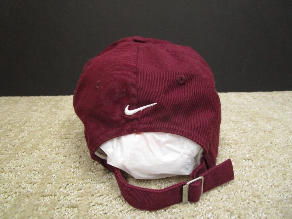 Texas A&M Aggies Cap Hat Buckle Back Women Maroon Nike Embroidered Collegiate - Image 3 of 4