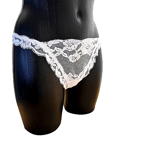 La Perla Exklusiver String Tanga in Weiß Spitze  Gr 40 *Luxus Lingerie - Bild 3 von 4