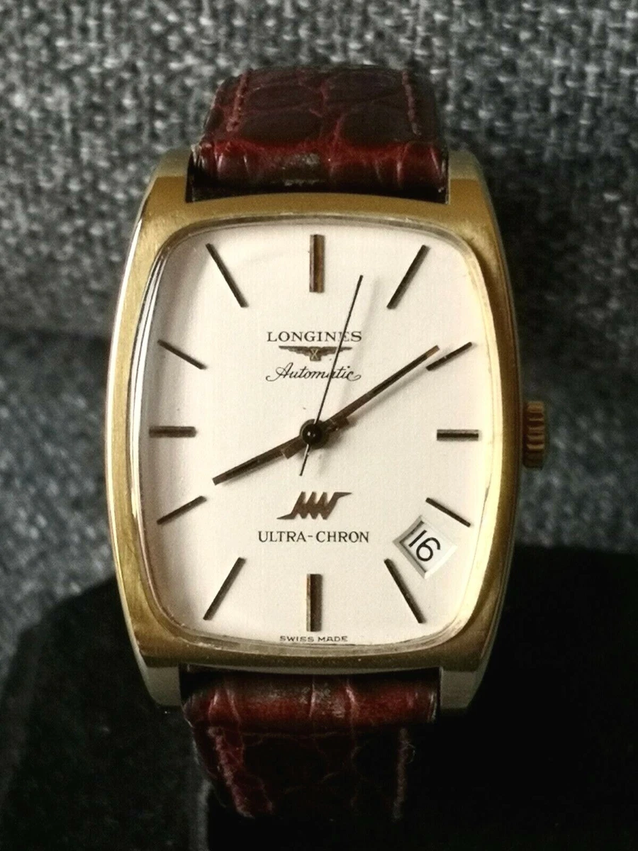 Longines automatic Ultra Chron Oro 18kt eBay