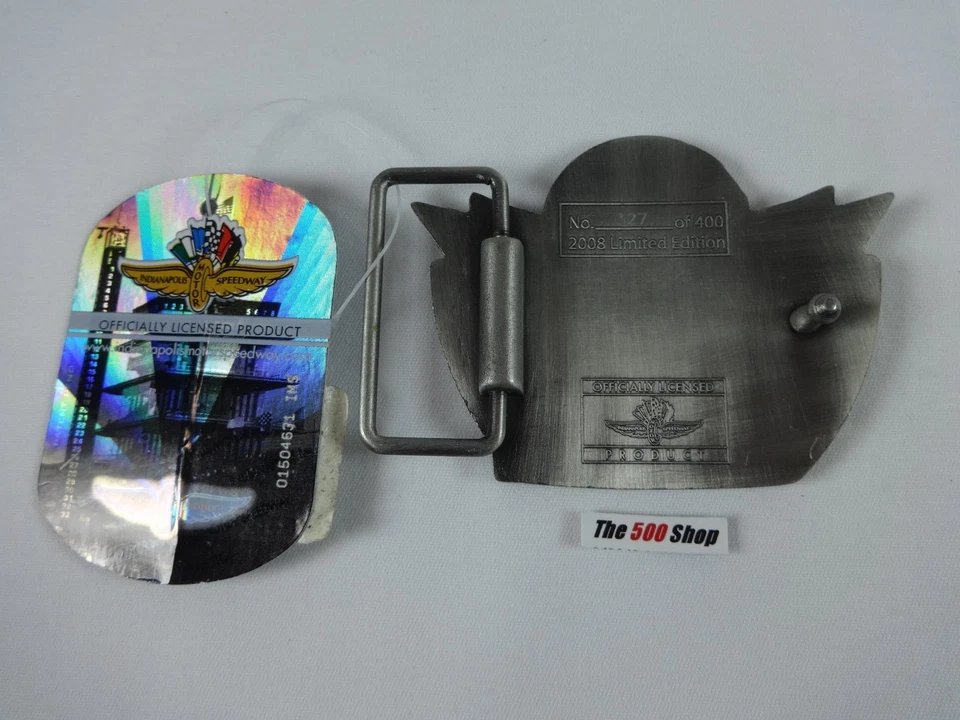 Allstate 400 At the Brickyard 2008 hebilla de cinturón edición limitada 327 de 500 peltre Foto 2 de 4