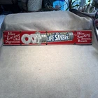 Vintage  Porcelain Enameled Pep-O-Mint LIFE SAVERS  And Wint-o-Green Signs