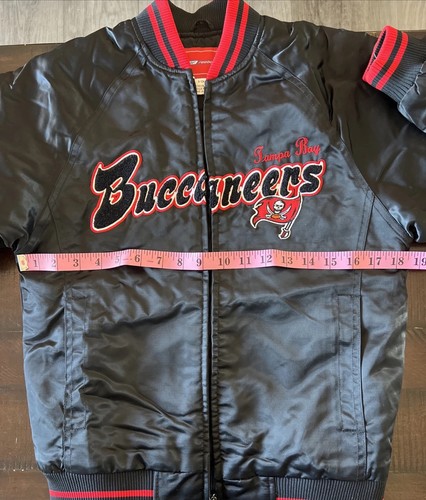 Reebok Vtg NFL Tampa Bay Buccaneers Women's Full Zip Bomber Jacket Size Small - Picture 14 of 19