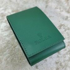 Authentic Rolex Leather Travel Pouch Service Center Premium Case - NWT