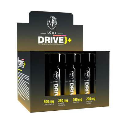 LÖWE  DRIVE+ Shots 20 x 80ml Energy & Fokus + extra BONUS
