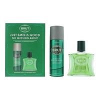 Brut Original 2 Piece Gift Set: Aftershave 100ml -Deodorant Spray 200ml damaged