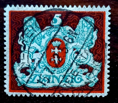 Danzig 87 X sehr sauber + dekorativ, Vollstempel, BPP-tiefstgeprüft, MW 20+ Euro