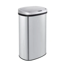 Innovaze 15.6 Gal/60 Liter Stainless Steel Motion Sensor Trash Can for Kitchen