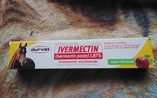 Duravet Paste Horse Dewormer Apple Flavor plus help feed